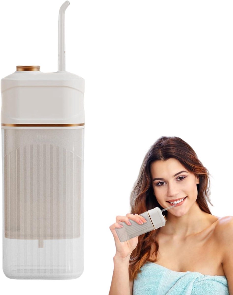 Water Flosser - Monddouche Elektrisch - Mondhygiëne Verbeteren - 3 Slimme Modi - 220 ml - Wit