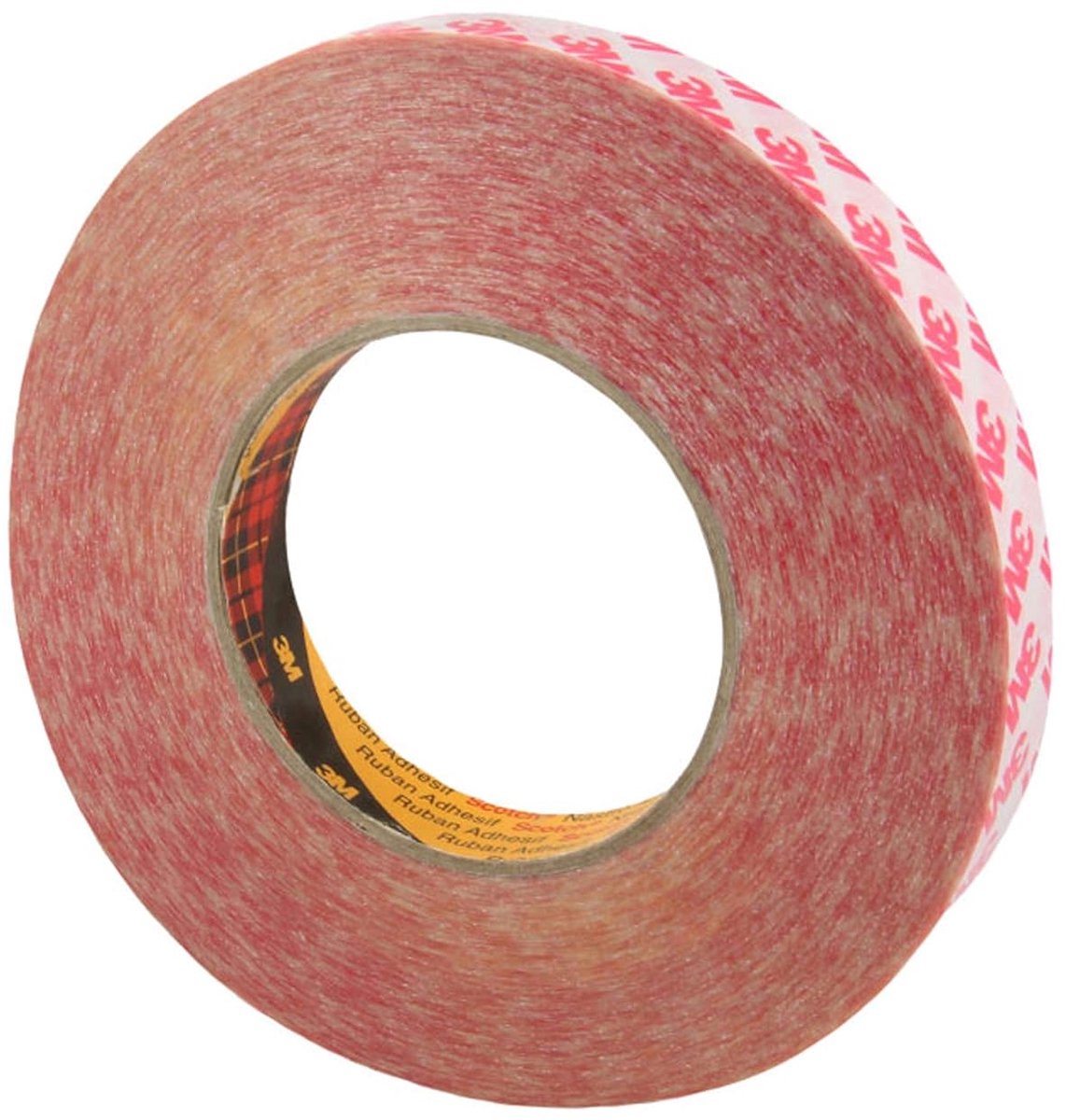 Dubbelzijdige tape 30 mm x 50 m - PET kunststof - sterke hechting - ideaal voor diverse oppervlakken - SnelShoppen