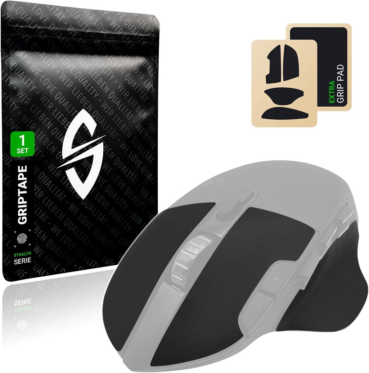 Muis grip tape – 0.5 mm dik – niet-slip & zweetabsorberend – versterkt grip voor gamers - SnelShoppen