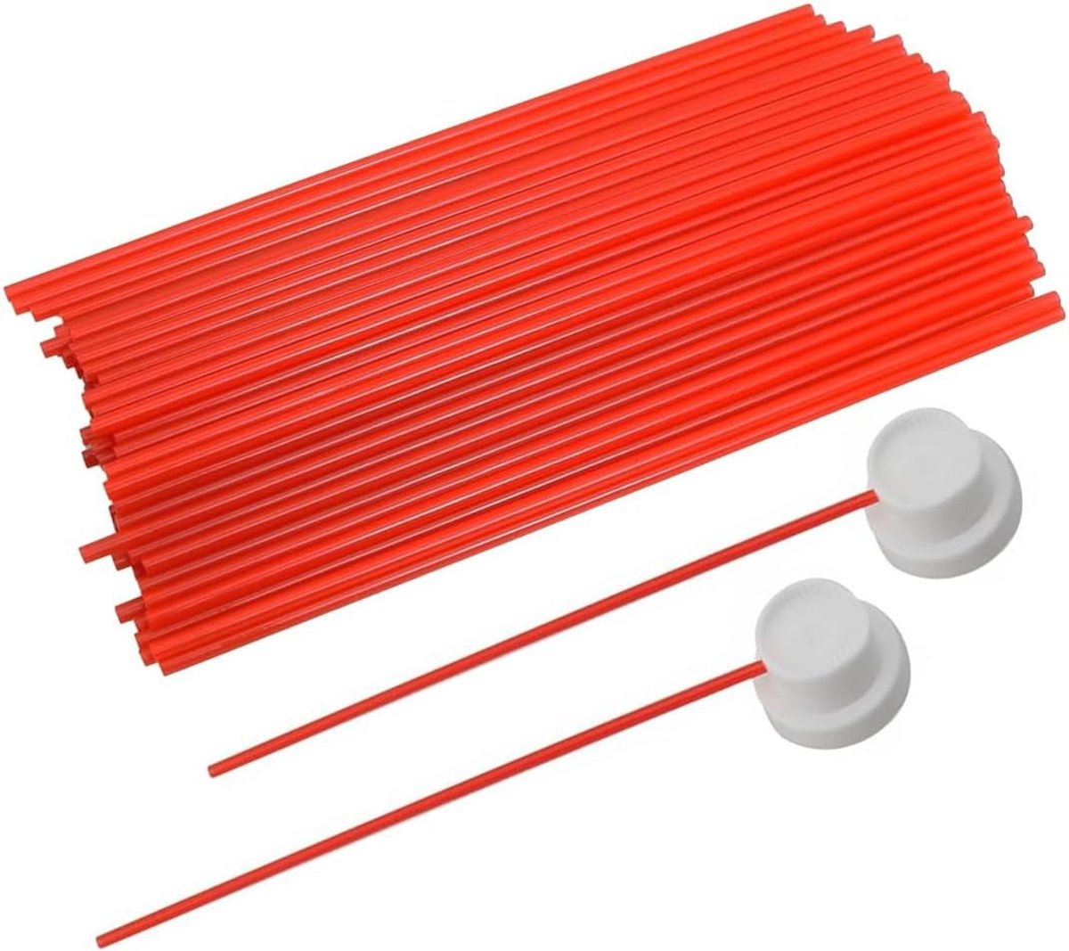 Rietjes voor spuitbussen 12 cm - reserve mondstukken - duurzaam PP - perfect voor vervangingen - SnelShoppen