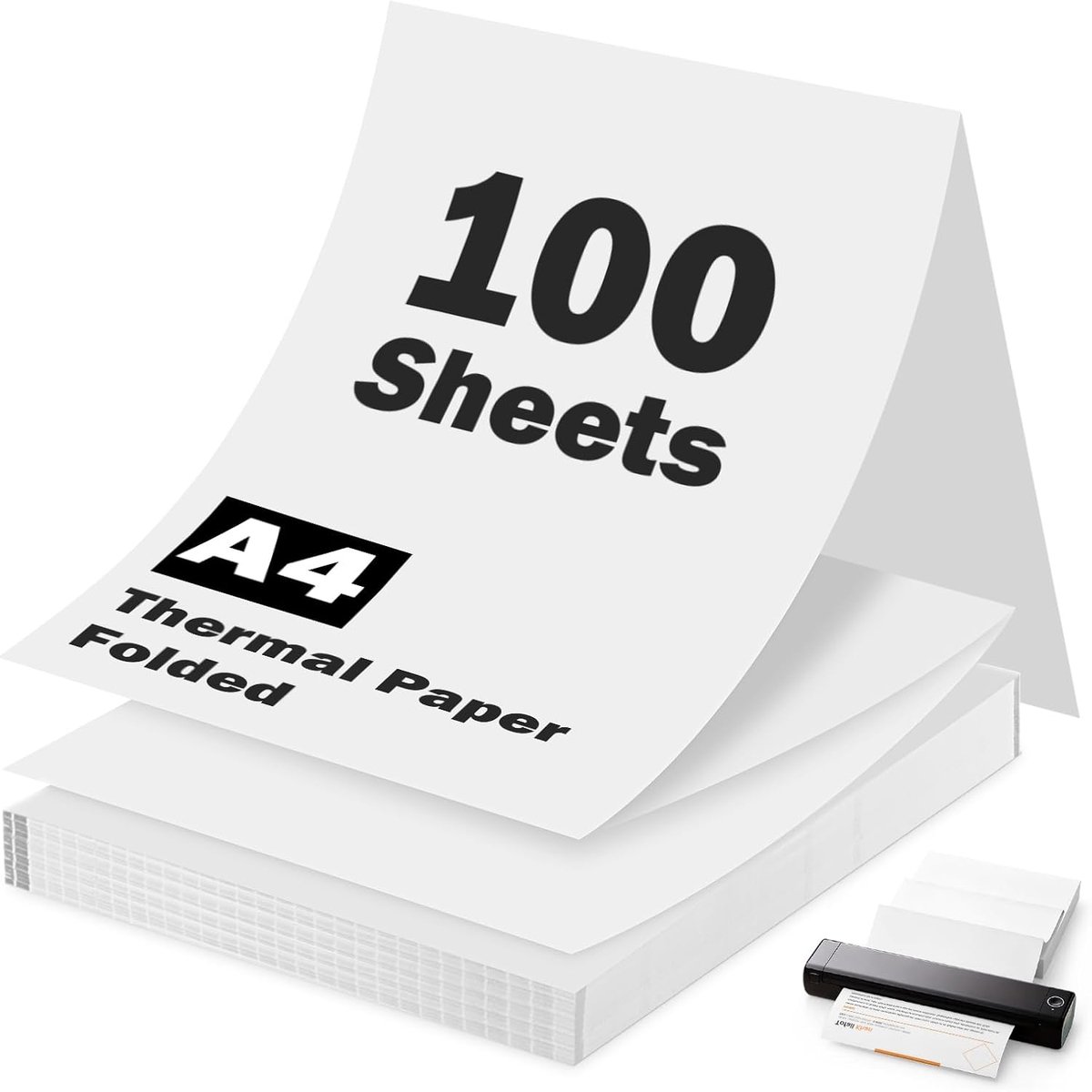 Thermopapier A4 (100 vellen) - BPA-vrij - Snel drogend - Ideaal voor documenten - SnelShoppen