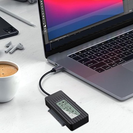 Externe Harde Schijf Adapter - Hard Drive Dock USB - Data Back-up - Snelle Data Overdracht - Tot 16 TB — afbeelding 5
