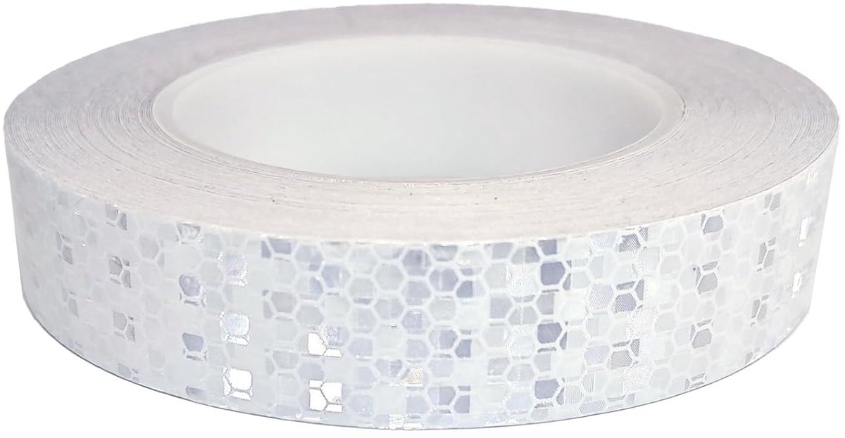 Reflectietape 20m x 2.5cm - Waterproof zelfklevend - Hoge zichtbaarheid - Ideaal voor voertuigen - SnelShoppen