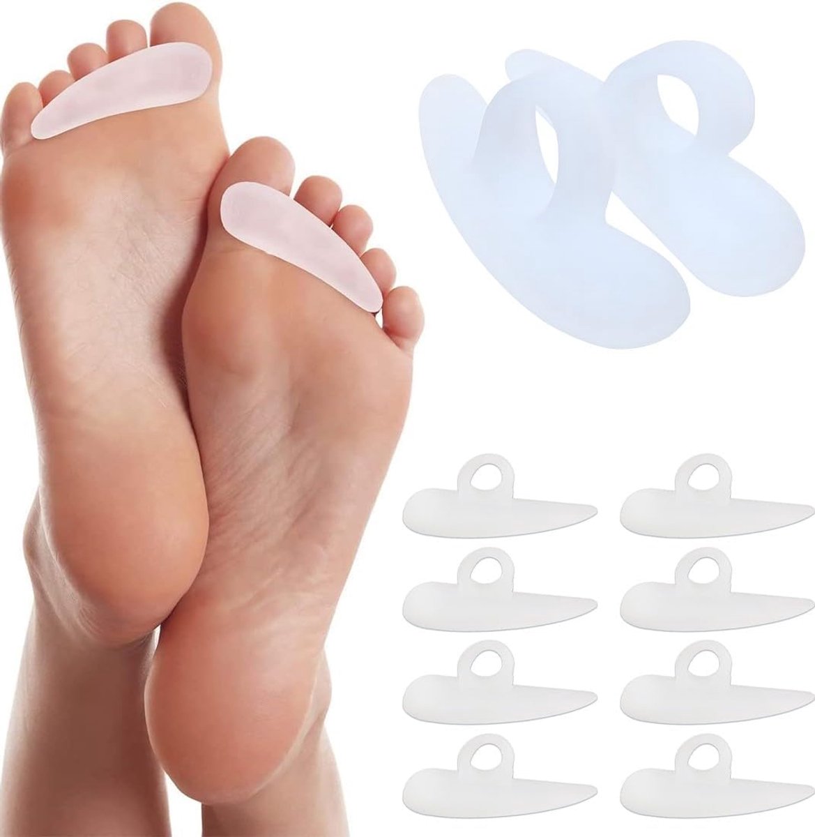 Hammer Toes Kussen - Gel Cushion - Multicolor - Vermindert pijn en verbetert comfort - SnelShoppen