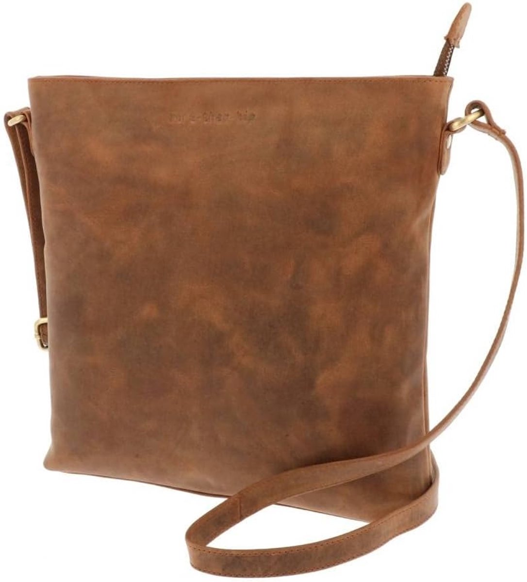 Schoudertas dames - vintage eco-leer - crossbody bag - stijlvolle werktas - ShopVlot
