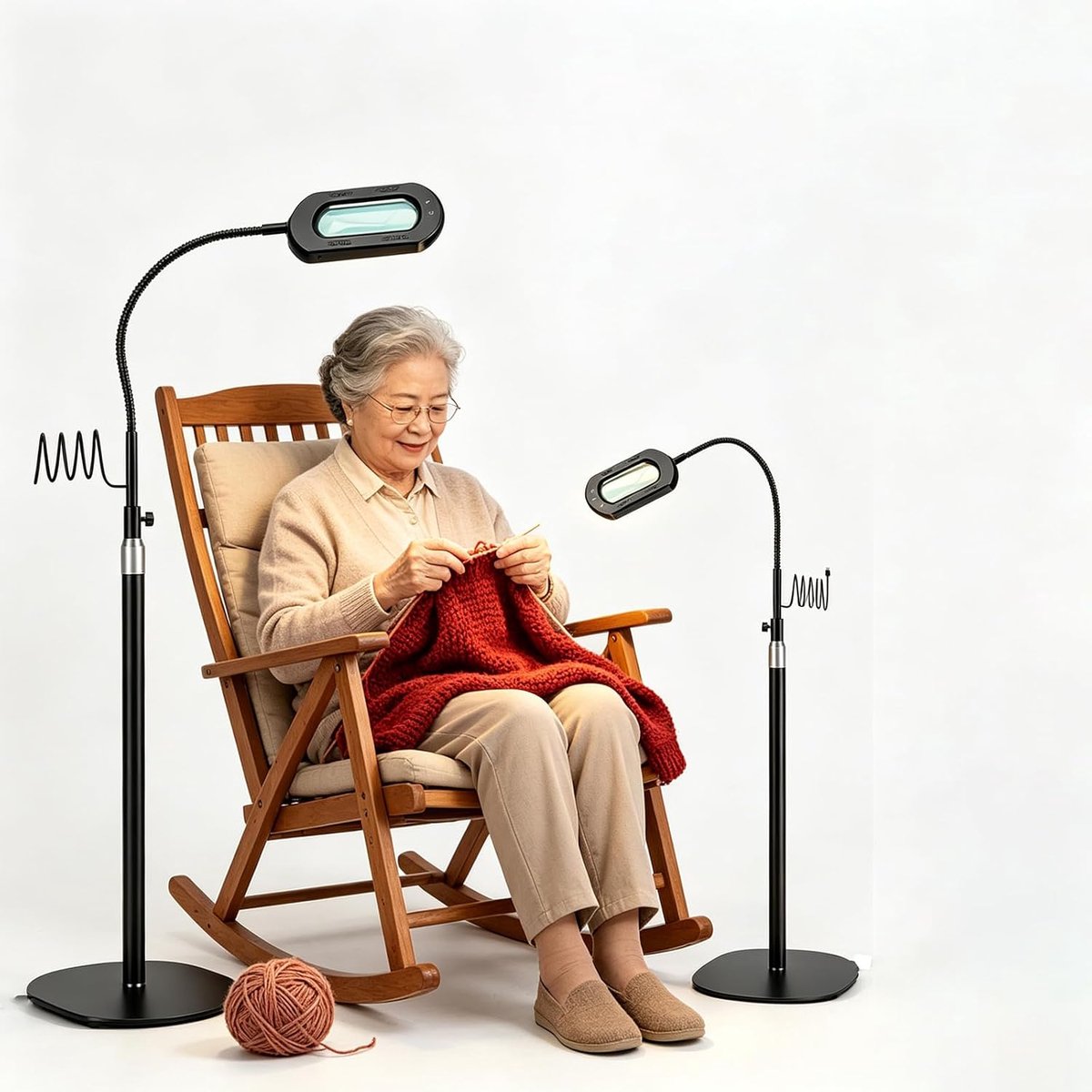 Vergrootglas 10x met licht - 3-in-1 led-verlichting - Traploos dimbaar - Handenvrij lezen en knutselen - ShopVlot