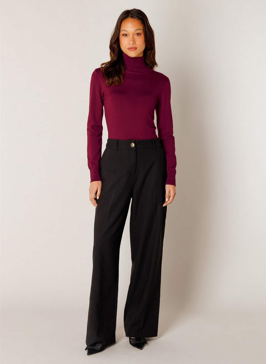 BASE LEVEL Yuna Pants - Black - maat W44 / L30