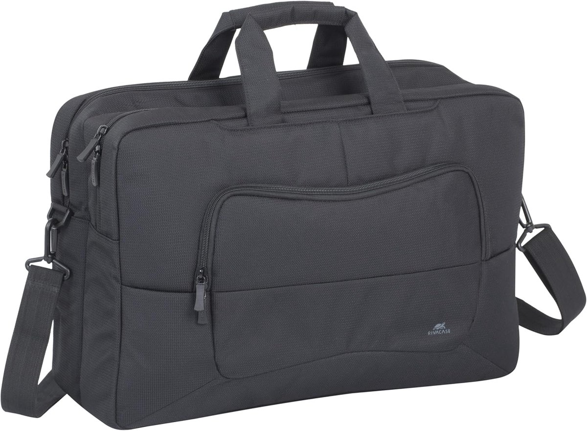 Laptophoes 17.3 inch - zwart - robuust ontwerp - bescherming voor onderweg - ShopVlot