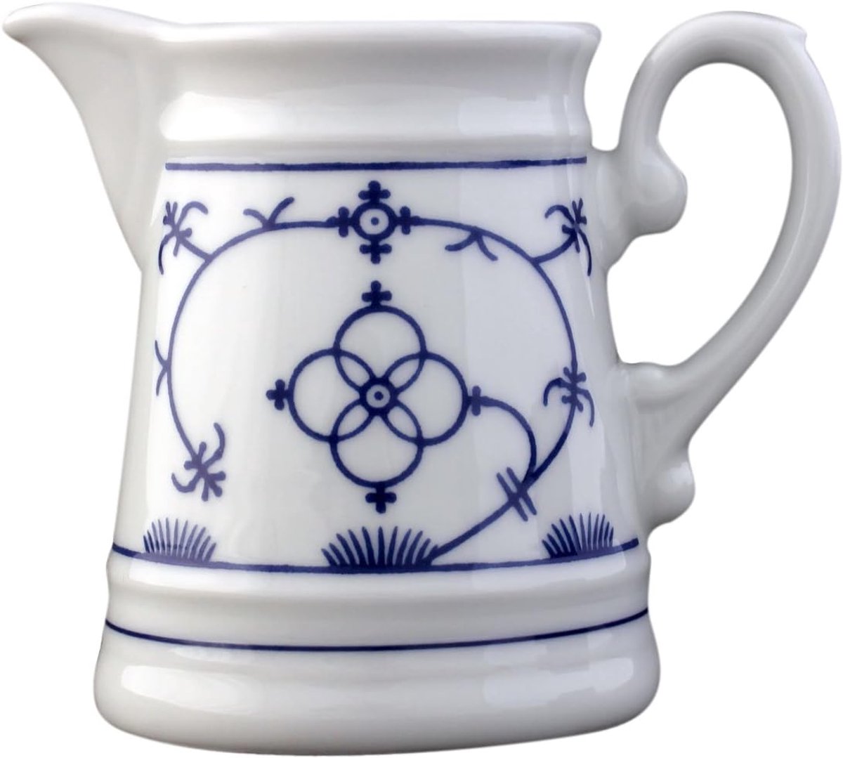 Gieter 0.20 l - Porselein - Indigoblauw - Perfect voor binnenplanten - ShopVlot