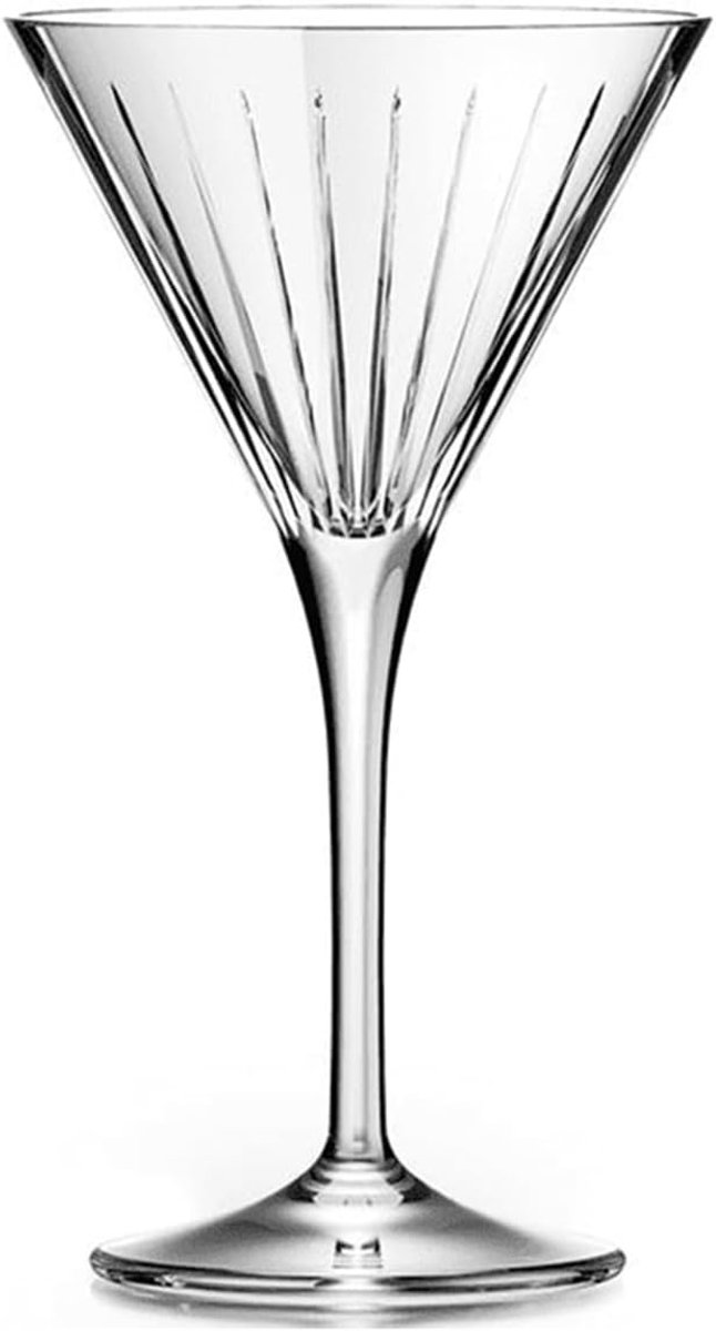 Martini glazen set van 6 - 21 cl - 100% gemaakt in Italië - Elegante presentatie voor cocktails - ShopVlot