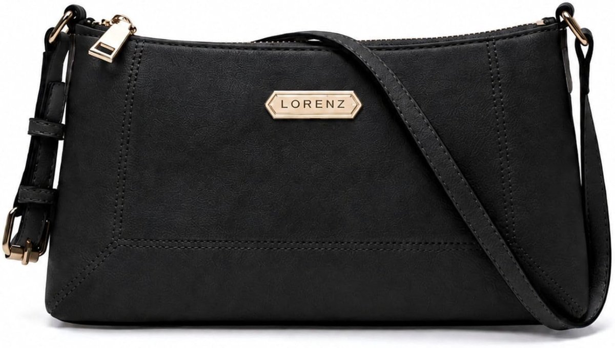 Schoudertas dames 26x14x6 cm - Suedette - Verstelbare riem - Ideaal voor dagelijks gebruik - ShopVlot