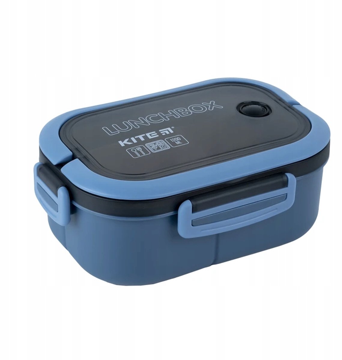 Kite Lunchbox met Vakjes & Bestek, 1200ml, BPA-vrij