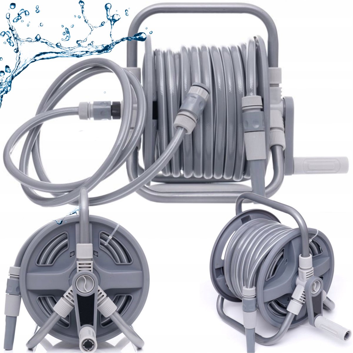Tuinwaterslang met kar: Complete set 20m