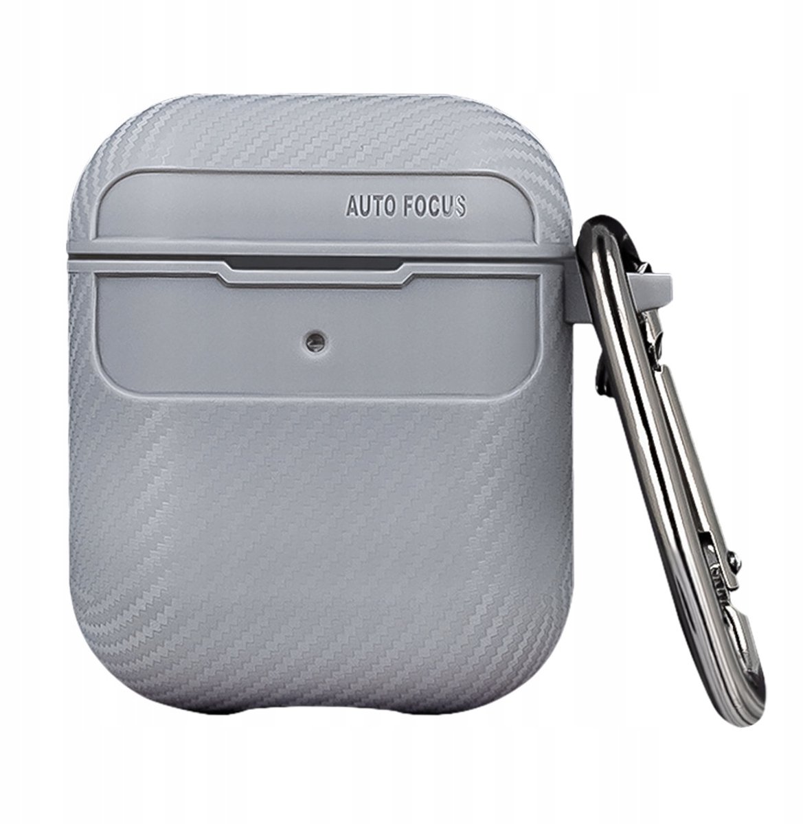 Carbon Hoesje voor AirPods / AirPods 2 - Grijs