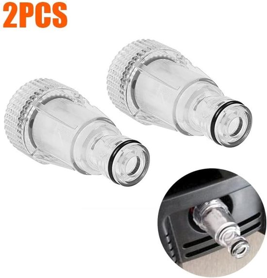 2 stks Auto Schoon Machine Water Filter Hoge Druk Aansluiting Voor Karcher K2-K7 175PSI 140 ° Filter Nets — afbeelding 5