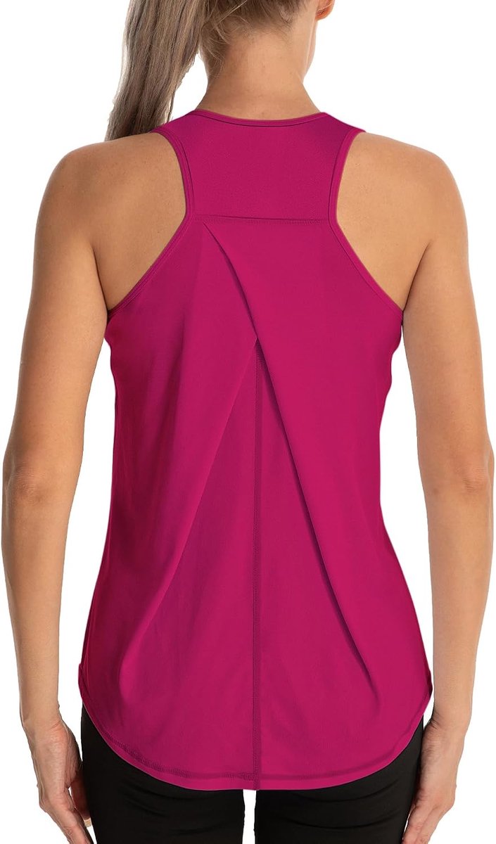 Tops voor vrouwen mouwloze yoga fitness shirts Racerback sporttop voor vrouwen