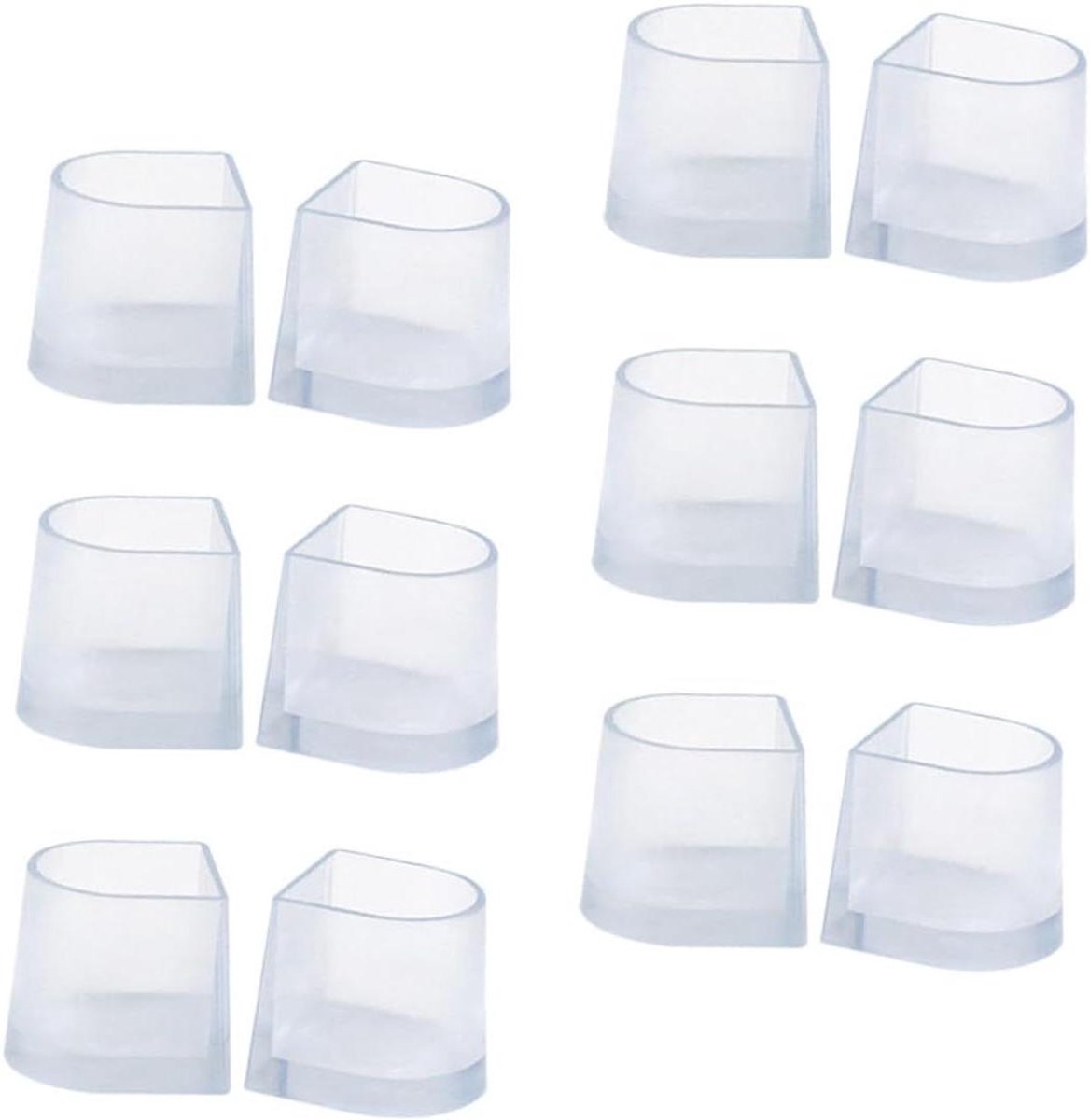 Hielbeschermers - Antislip Sleeves - Hoge Hakken Dragen - Zelfklevend - 12 stuks - Transparant
