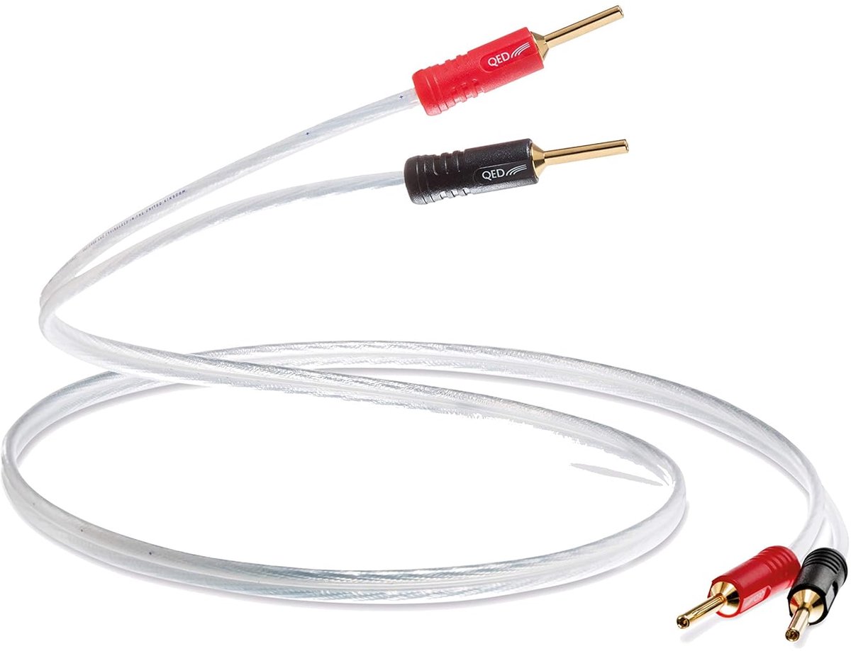 Luidsprekerkabel 2 m - X-Tube technologie - met bananenpluggen - hoge prestaties en betrouwbaarheid - SnelShoppen
