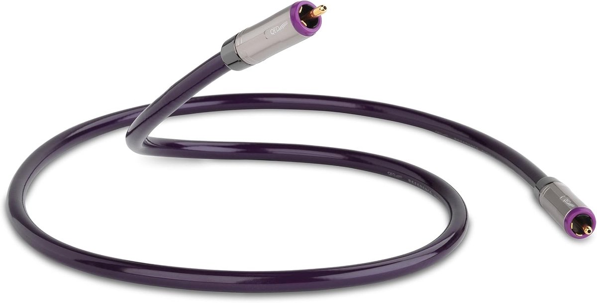 Digitale audiokabel 3 m - paars - 99,999% zilvergeplated - verbeterde geluidskwaliteit - SnelShoppen
