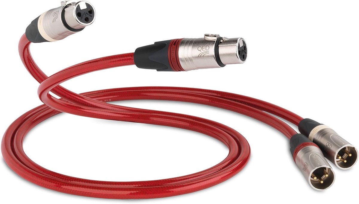 Audio kabel 3 m - rood - ferriet coating - optimale signaaloverdracht - SnelShoppen
