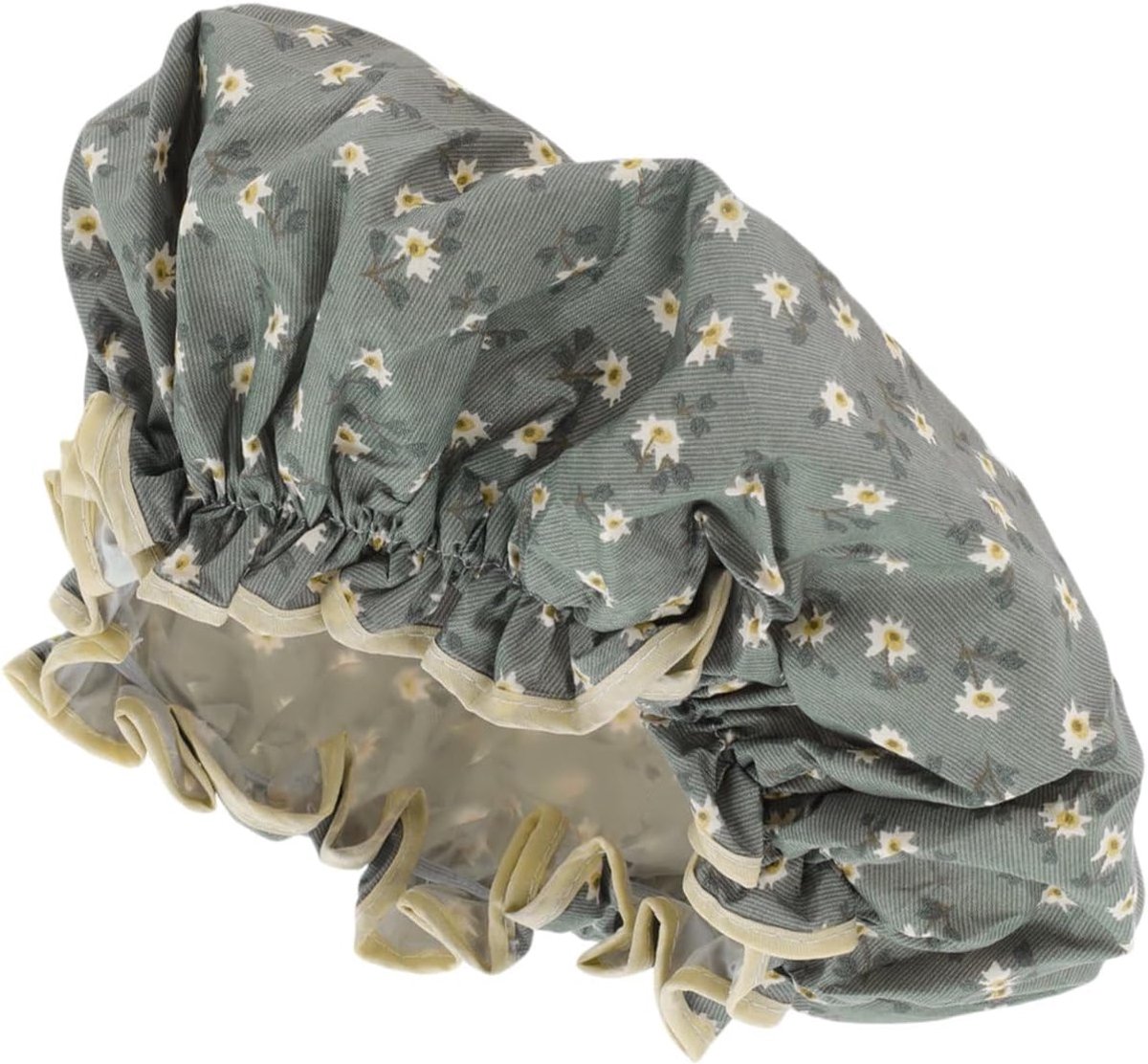 Douchemuts - Dikke stof - Bloemenprint - Haar drooghouden - SnelShoppen