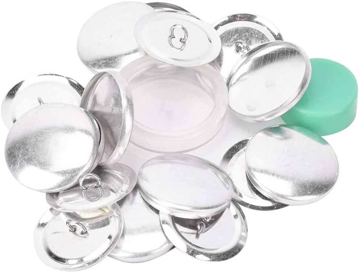 Buttons Kit met Tools Knoppen Om Zelf Cover Knoppen Te Bedekken, DIY Stoffen Doek Cover Knopen Handgemaakte Ambachten Gesp Maken Gereedschap (30MM)