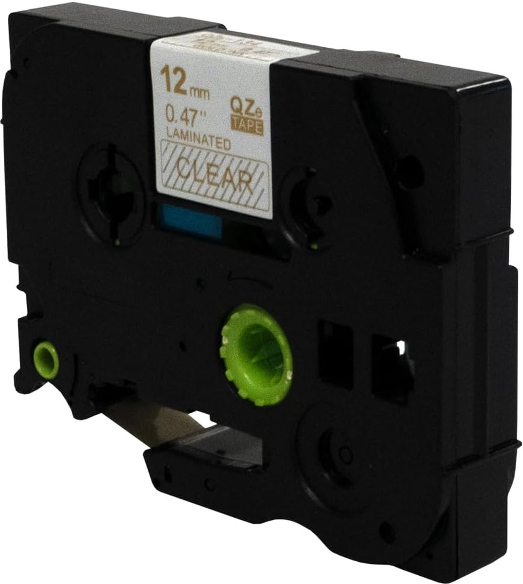 Label tape Tze-134-1 - 12mm x 8m - goud op transparant - perfect voor Brother P-Touch - SnelShoppen