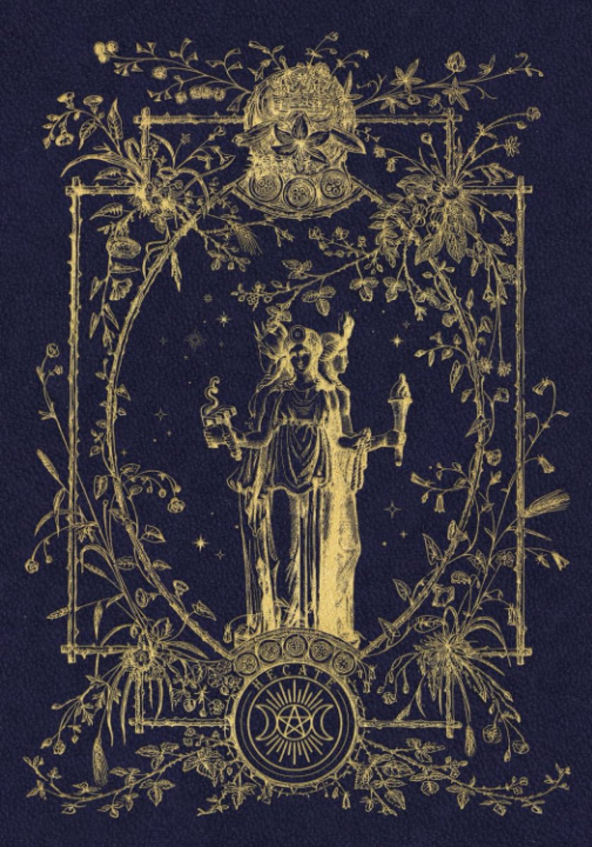 Hecate Triple Goddess Grimoire : A Lined Journal for Book of Shadows: Notebook for Solitary Witches, Wiccans and Pagans to Record Spells, Rituals, Mantras, etc.