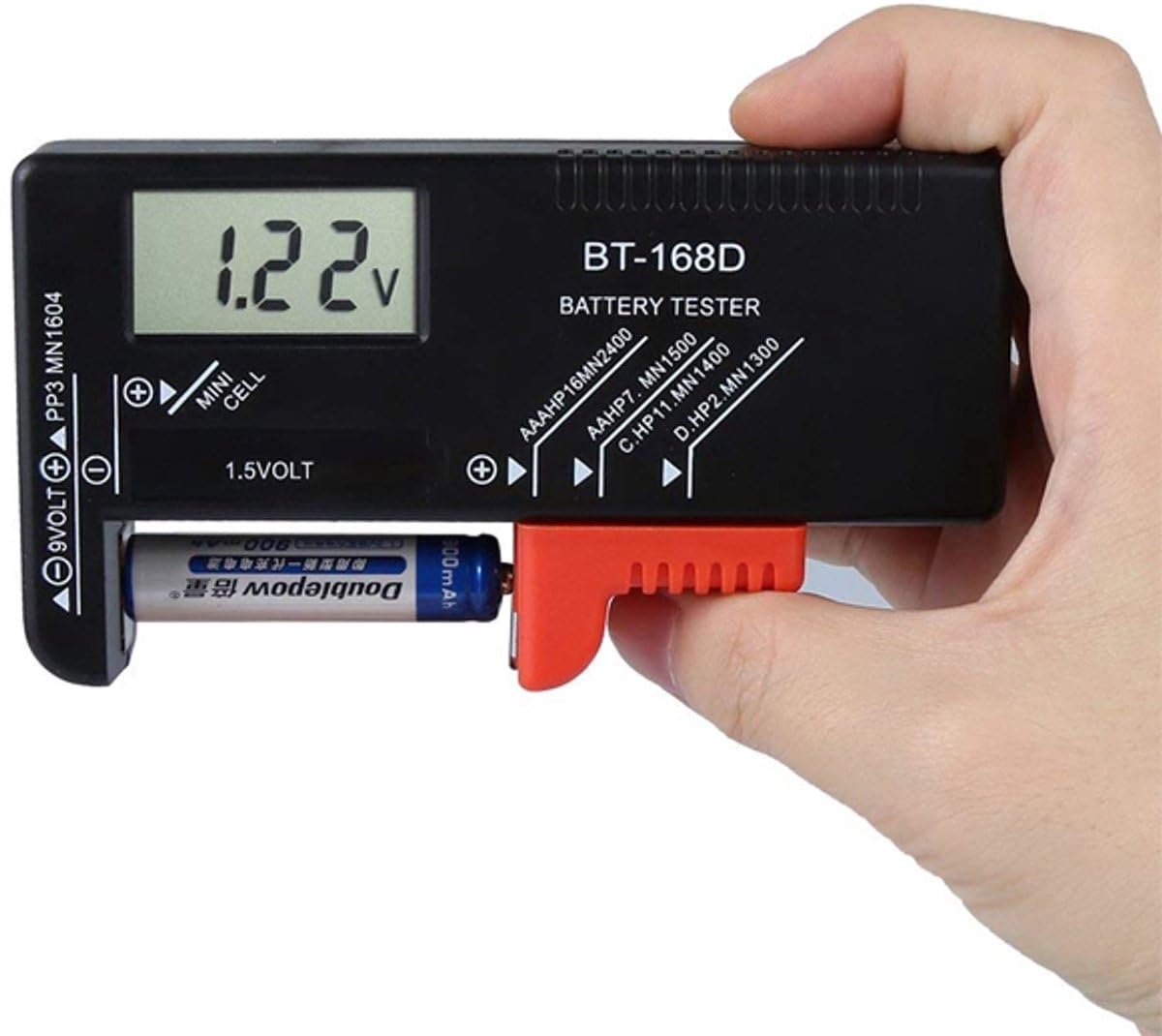 Batterijtester - Universeel - Compact - Voor thuis of onderweg - SnelShoppen