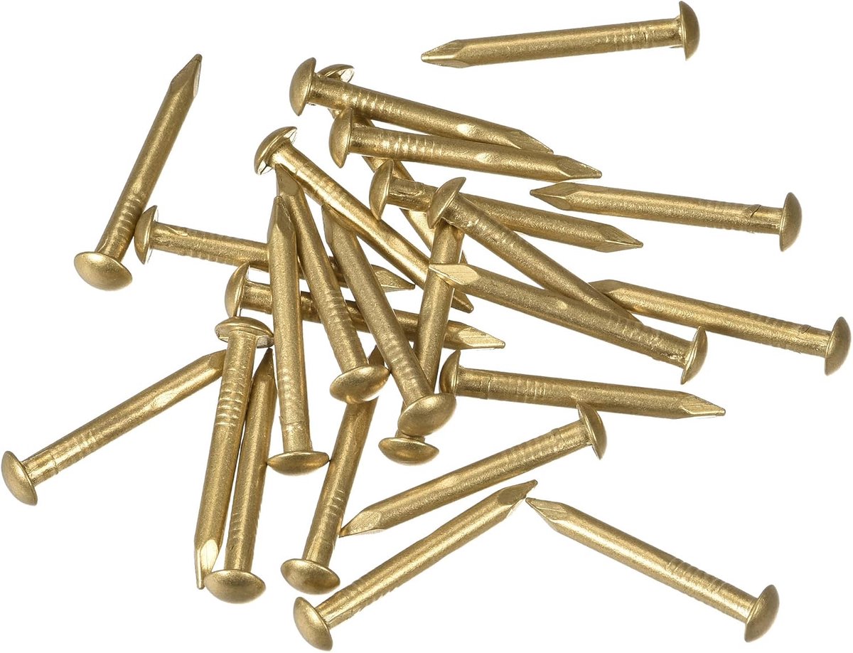 Kleine kleine messing spijkers 2,8 x 25 mm voor DIY decoratieve foto's houten kisten huishoudelijke accessoires 25 stuks