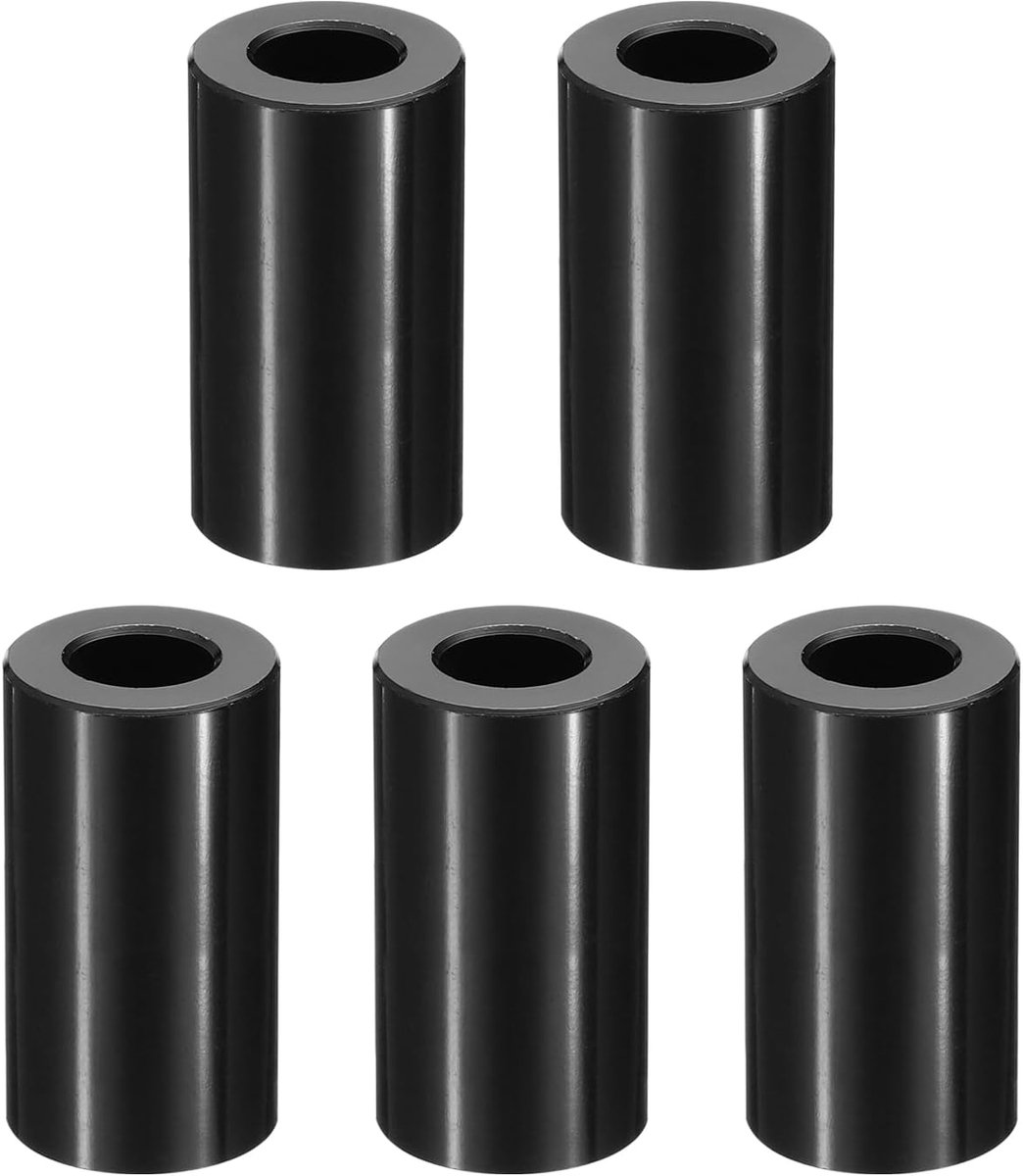 M10 Aluminium Spacers, 5 Stks Metalen Spacer Aluminium 3/8 "ID x 3/4" OD x 1-1/2" L Aluminium Spacer Schroef Standoff Ronde voor 3/8" of M10 Schroef Bouten
