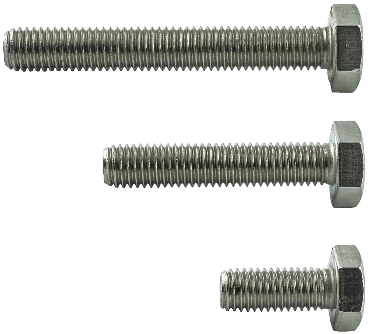 - M8 x 25 zeskantschroeven met volledige schroefdraad - machineschroeven (20 stuks) van roestvrij staal A2 V2A, roestvrij - DIN 933 (ISO 4017)