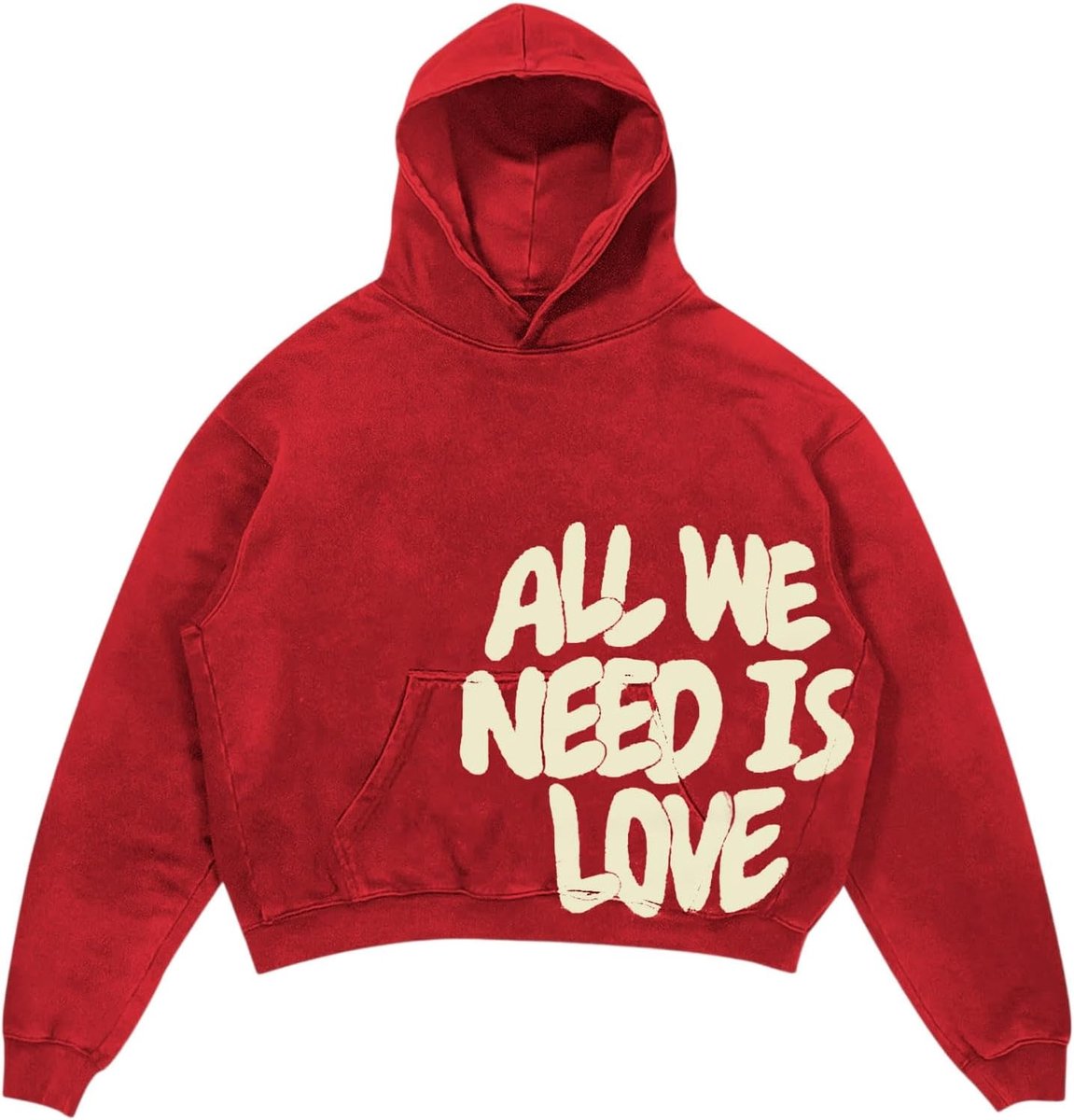 Capuchontrui heren - oversized - kleurrijk katoen - casual loungewear - SnelShoppen