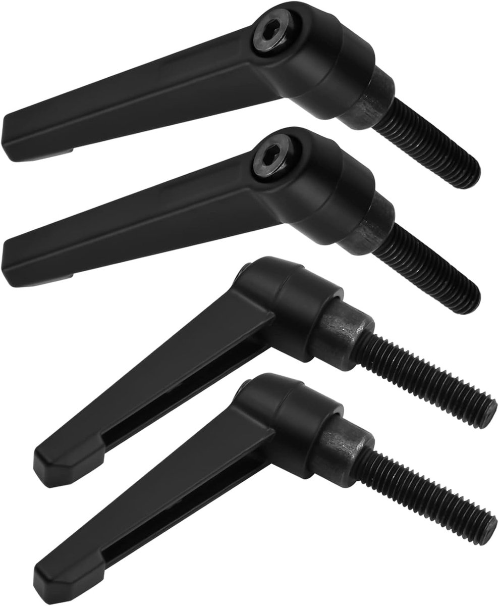 Dailygoody - spanhendels - verstelbare spangreep - zwart - M8 - 4