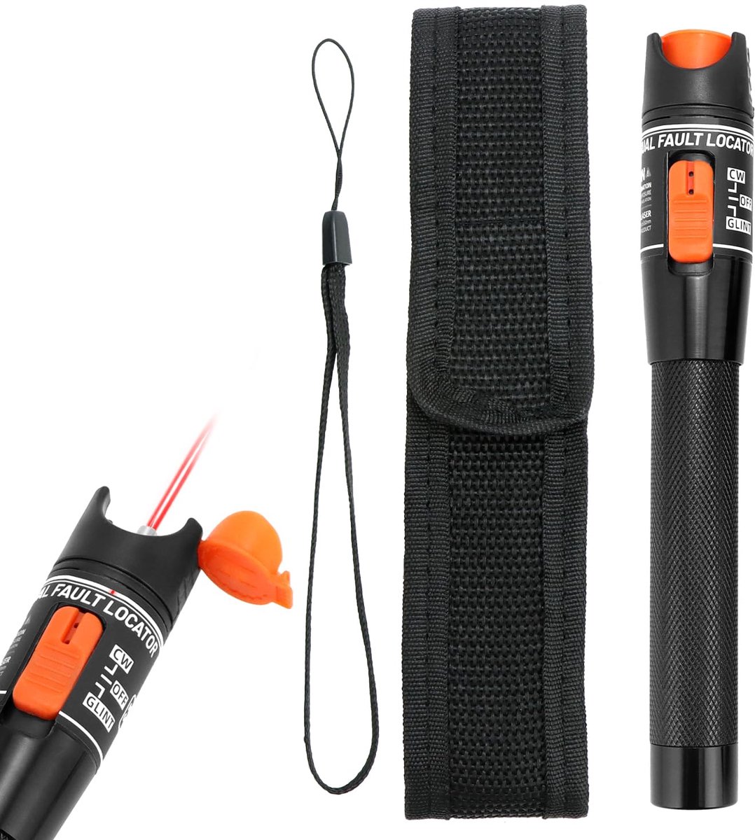 Fiber optic kabeltester 10mW 10km - Laserpointer - Visuele probleemoplossing - Ideaal voor continuïteitscontrole - SnelShoppen