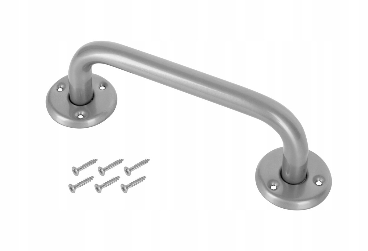 Badkamer Handgreep 30cm Zilver - Stabiele Steun voor Douche & Toilet