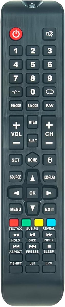 ALLIMITY Remote control replacement suitable for Akai TV AKTV 3924M HD Smart, AKTV 4329M SMART, AKTV 2821M Smart, AKT - ShopVlot