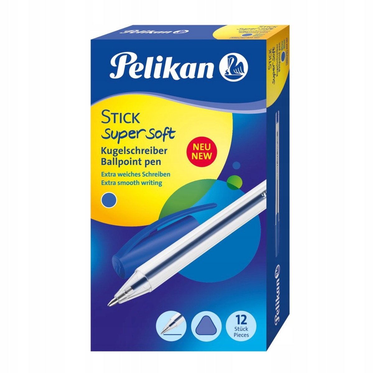 Merkloos Blauwe Pen met Super Zachte Vulling - Ideaal voor Studie & Kantoor