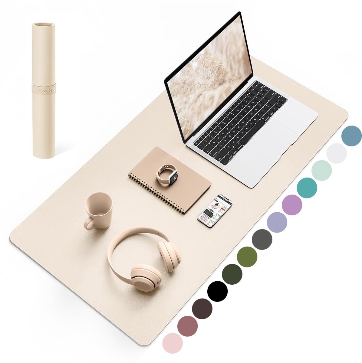 XXL Bureaumat 90x40 cm – Aesthetic Bureau Onderlegger – Waterdicht & Antislip Desk Mat – Muismat XXL voor Home Office, Studie en Gaming