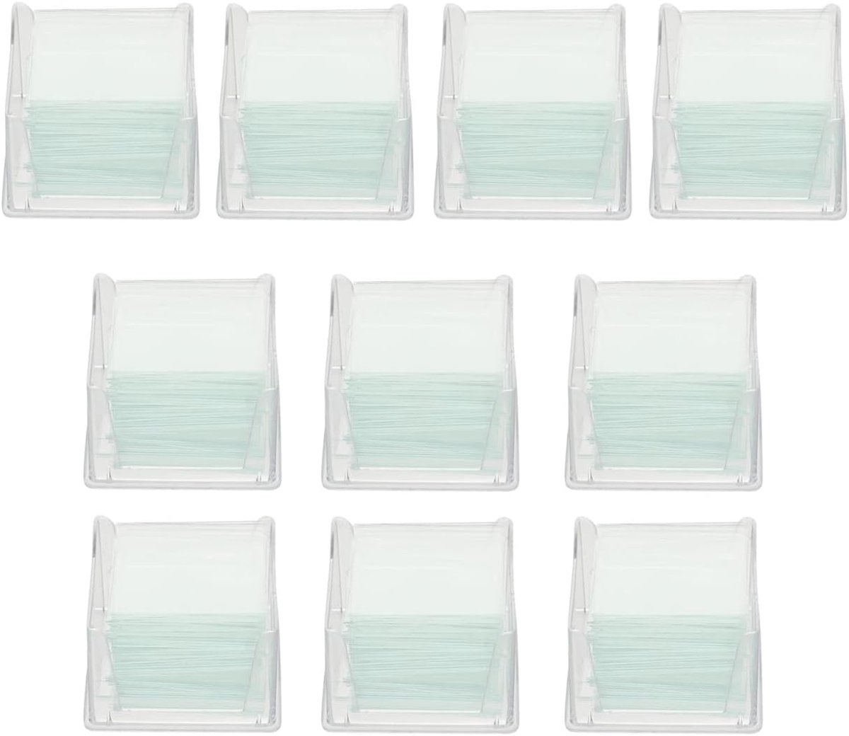Microscopische slides 1000 stuks - glas 22x22mm - vlak en optisch helder - ideaal voor levenswetenschappen - ShopVlot
