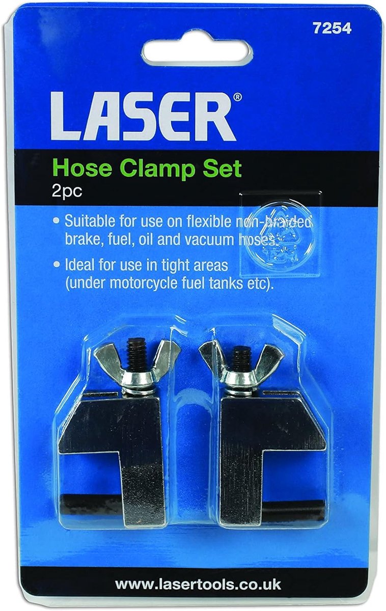 Slangklemset 2 stuks - Zwart - Geschikt voor flexibele slangen - Ideaal voor krappe ruimtes - ShopVlot