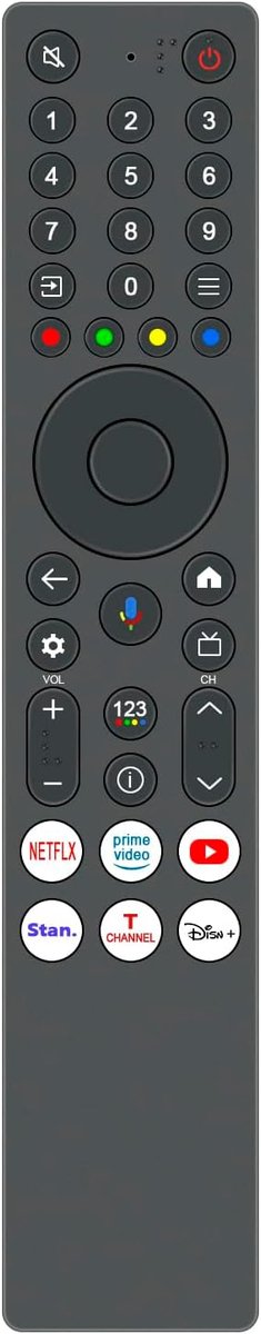 Afstandsbediening voor TCL 4K OLED TV - Voice Control - Inclusief ingebouwde microfoon - Gemakkelijk te koppelen - ShopVlot