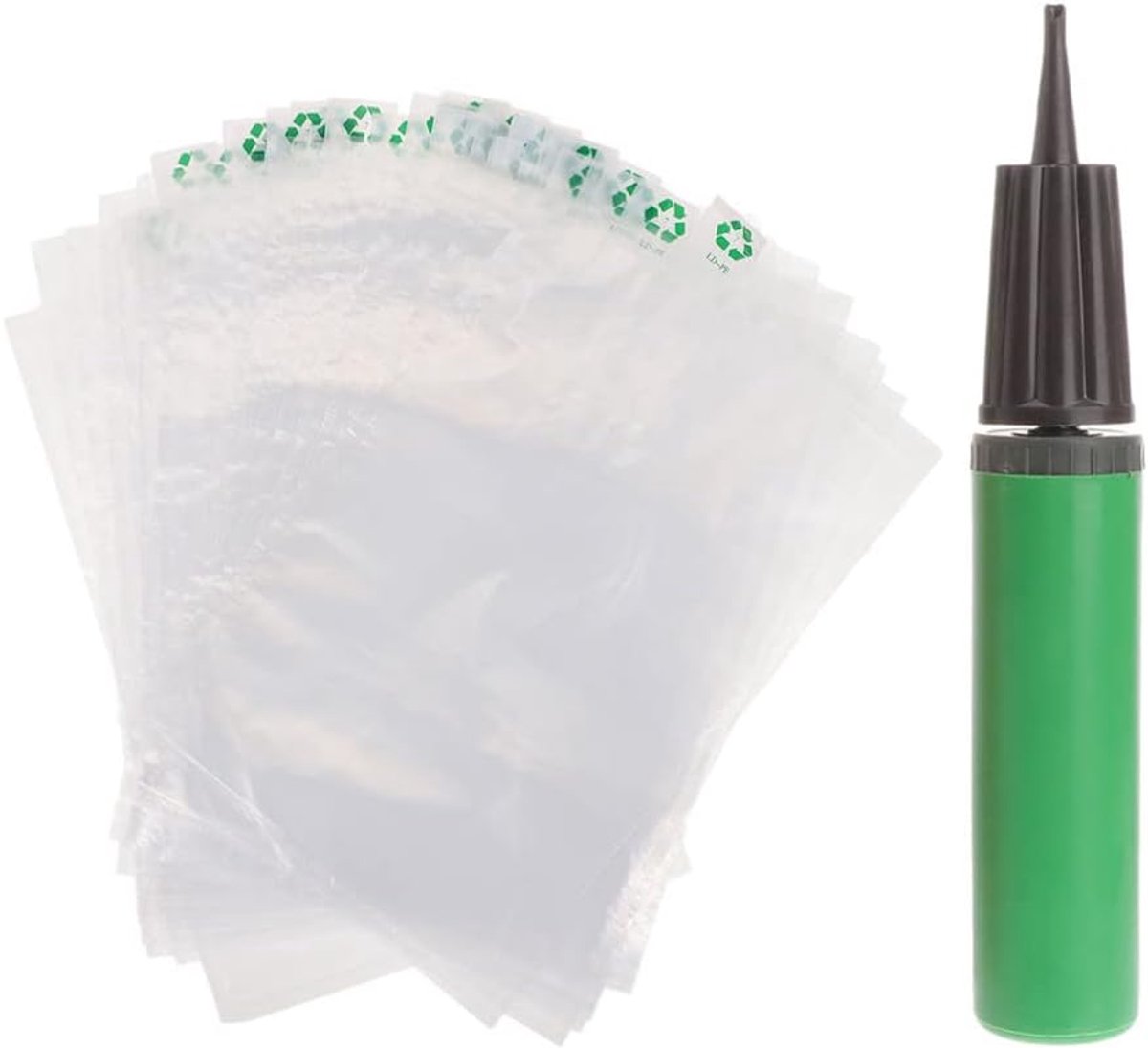 Luchtkussen verpakkingszakken 50 stuks - 15 x 25 cm - transparant plastic - ShopVlot