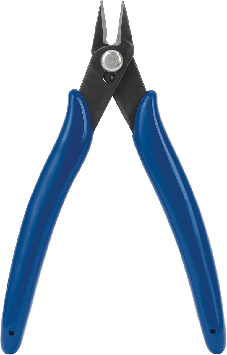 Micro zijkniptang - gekanteld - mini precisie pliers - ideaal voor elektronica en hobbywerk - ShopVlot