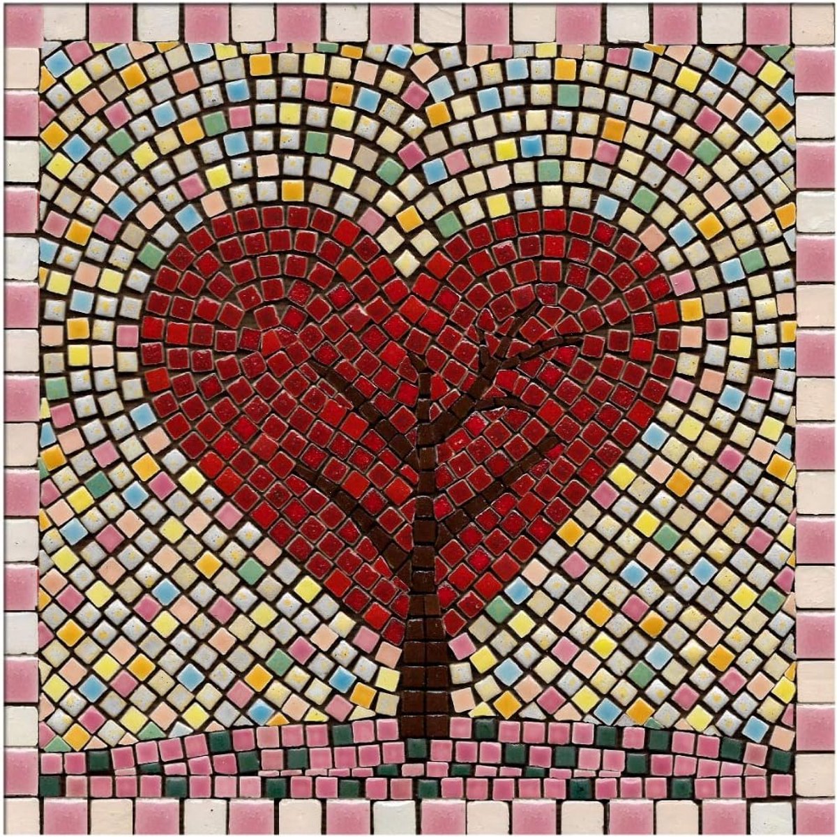 Mozaïekset 20 x 20 cm - mini-keramische tegels - magische basis - eenvoudig te gebruiken - ShopVlot