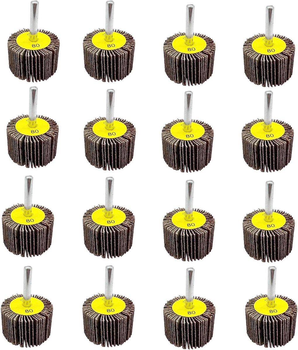 Impeller schuurmachine 30x25x6MM - grit 80 - scherp en effectief - ideaal voor metaal en hout - ShopVlot