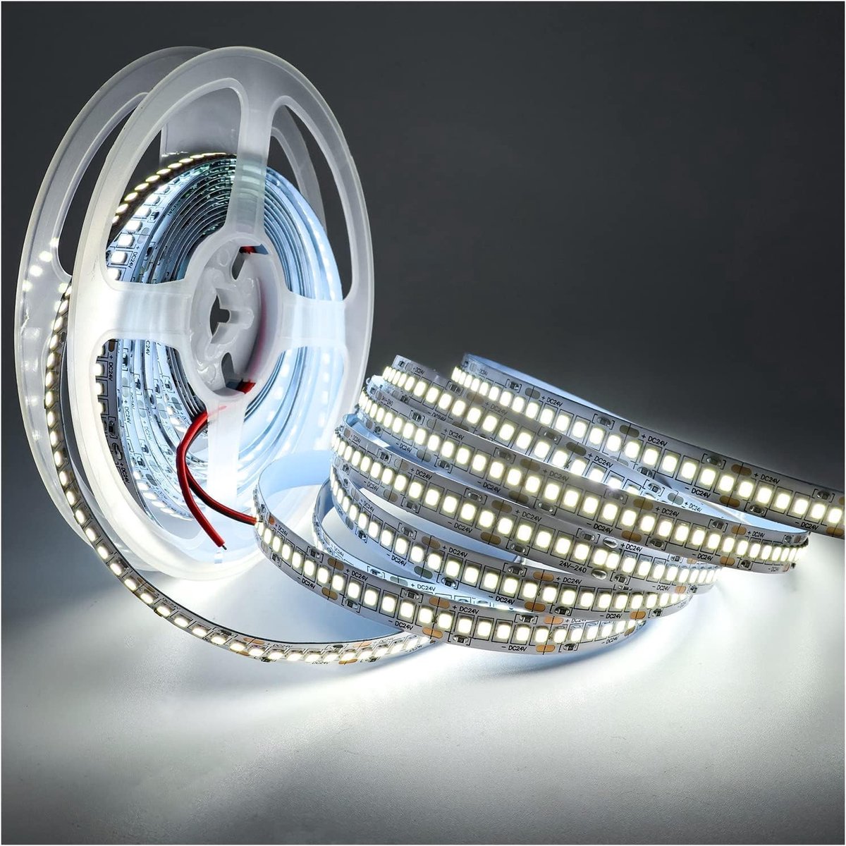 LED Strip 24V 5M - Wit 6000K - Super helder - Perfect voor tuin en slaapkamer - ShopVlot