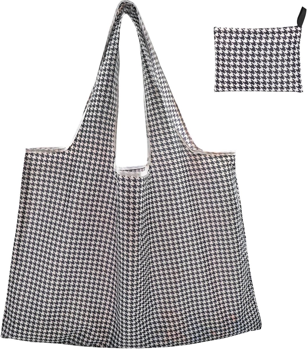 Vouwbare boodschappentas 56 x 67 cm - herbruikbaar - stof - ideaal voor fruit - SnelShoppen
