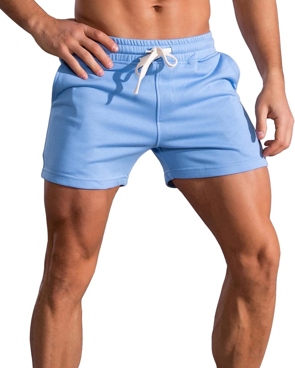Sweatshorts voor heren - Katoen - Ademend - Perfect voor joggen - SnelShoppen