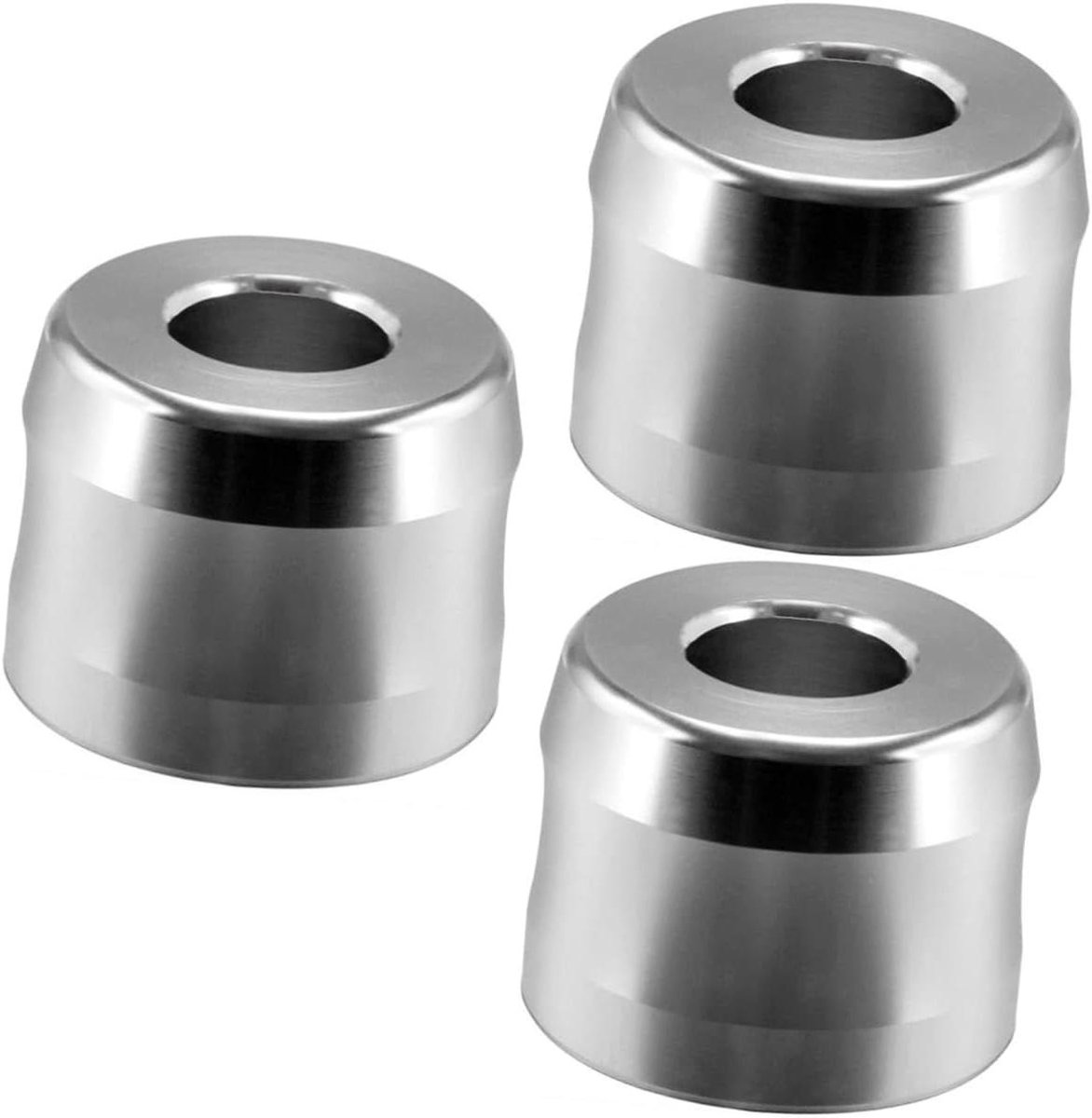 Scheermes Houder - Scheerstandaard Scheerhouder - Mannen Scheren - Aluminium Legering - 3 stuks - Zilver